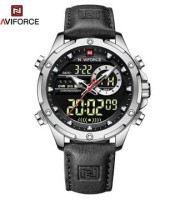 Naviforce nf 9208- Silver Black