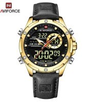Naviforce nf 9208-Black and gold