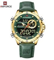 Naviforce nf 9208-Green and Gold
