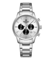 Naviforce NF8076 Silver Men’s Watch