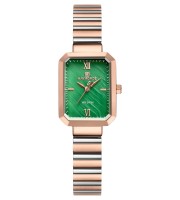 Naviforce 5050 Rose Gold Green Women’s Quartz Wrist Watch