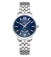 Naviforce 9238 Silver Blue Women’s Quartz Wrist Watch
