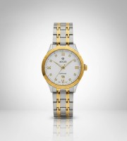 Aolix 9166 – Silver Gold White Watch For Men