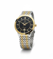 Aolix 9141 – Gold Black Watch For Men